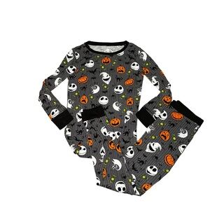 Little Sleepies The Nightmare Before Christmas Bamboo Pajama Kids 7-8